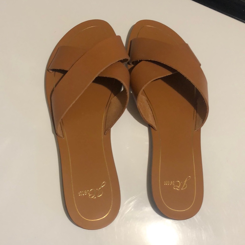 Size 10 J Crew criss cross sandals